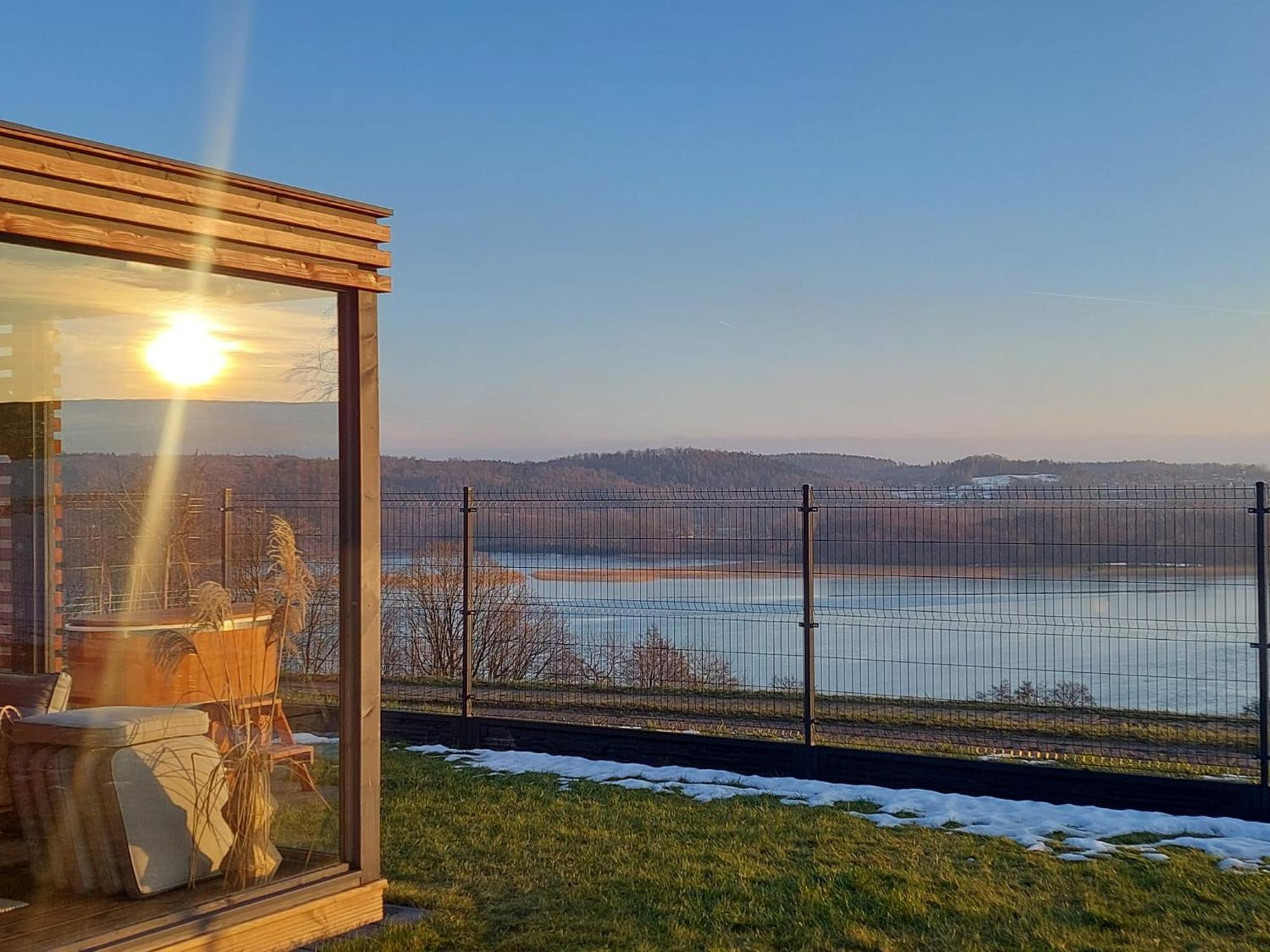 Domek Na Kaszubach Z Jacuzzi I Sauna, Jezioro, Las, Kaszuby, Widokownia Bukowinki Chmielno Exterior foto